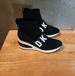 DKNY Black and White Women's Sneakers